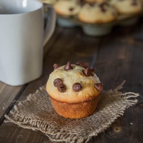 Bakery Style Chocolate Chip Muffins