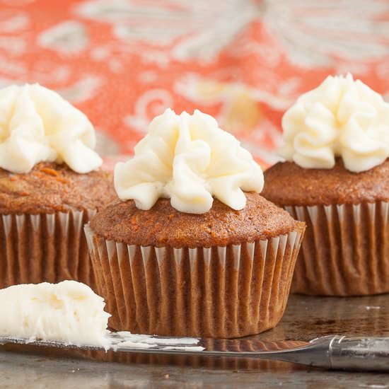 Carrot Cake Cupcakes Cream Cheese