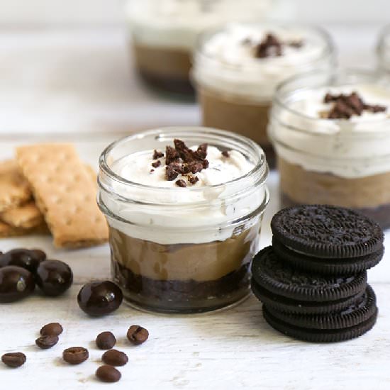 Oreo Coffee Cream Parfait