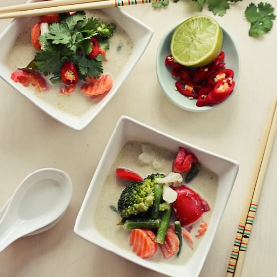 15 Minute Green Vegetable Curry