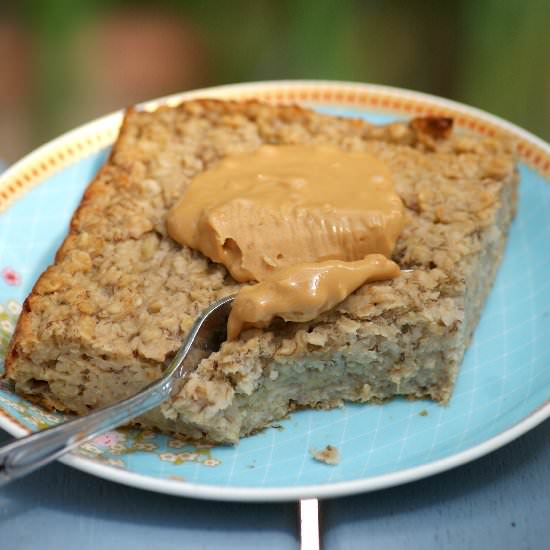 Banana Bread Baked Oatmeal