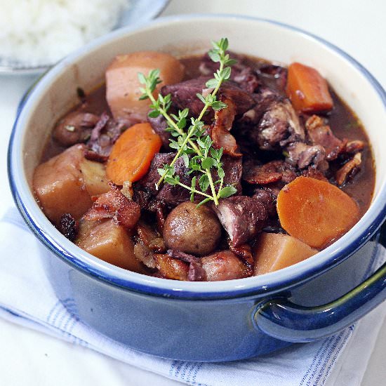 Braised Red Wine Chicken