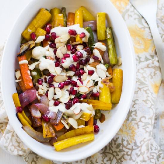 Pomegranate Roasted Vegetables