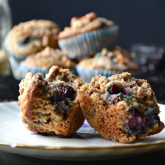 Blueberry Spelt Muffins