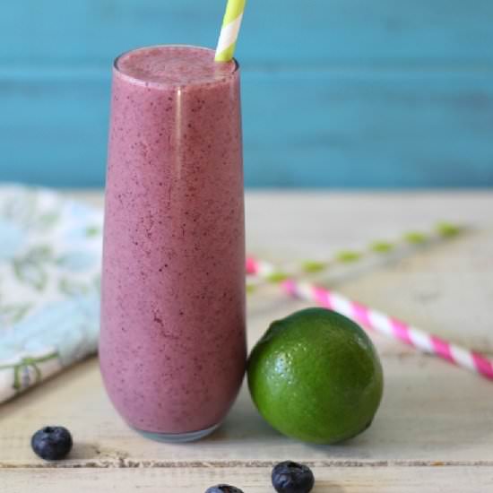 Blueberry Key Lime Pie Smoothie