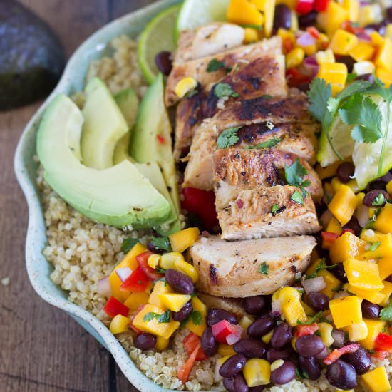 Chicken Quinoa Bowls