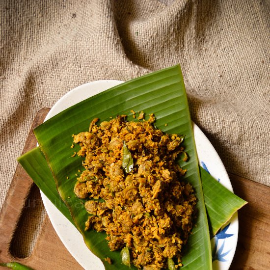 Kerala clam stir fry