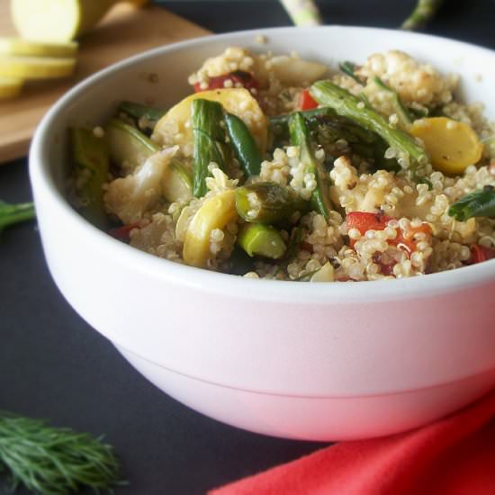 Spring Quinoa Stir Fry