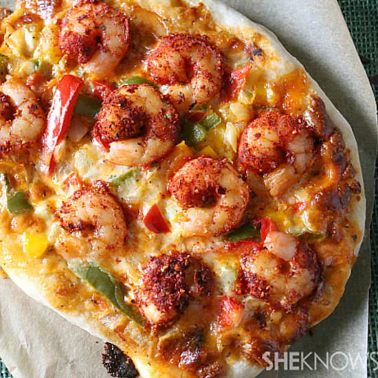 Cajun Shrimp Pizza
