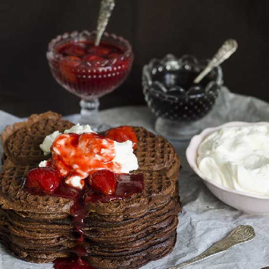 Chocolate Waffles