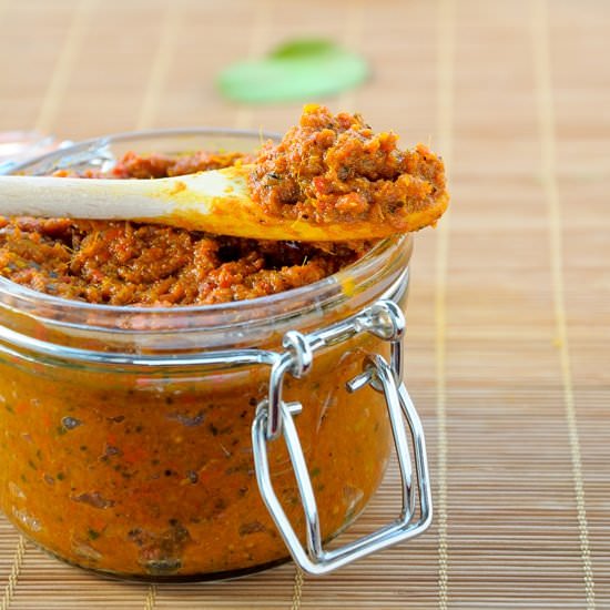 Home Made Thai Red Curry Paste