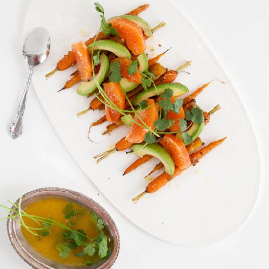 Carrot, Avocado and Orange Salad