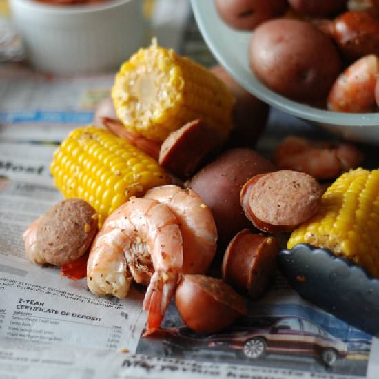 Spicy Shrimp Boil
