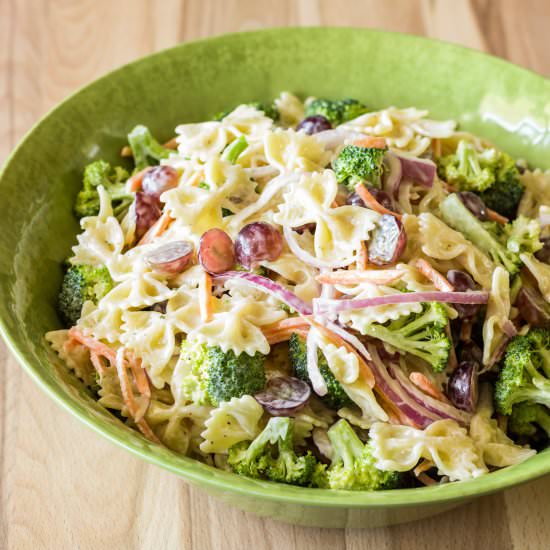 Broccoli Grape Pasta Salad