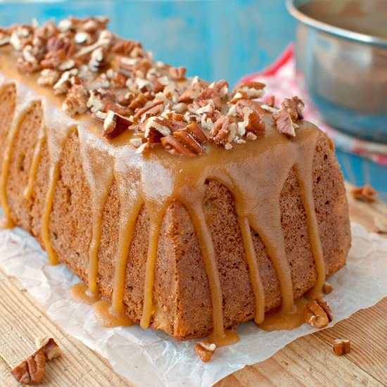 Brown Sugar Glazed Apple Bread