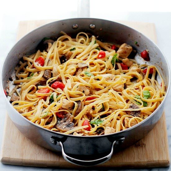 Lemon Chicken Fettuccine