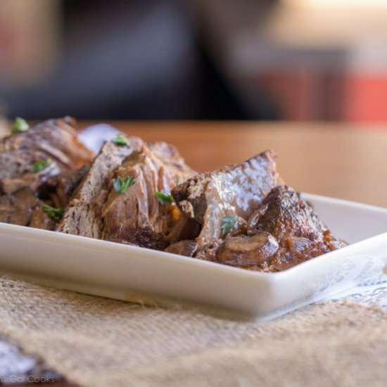 Crock Pot Beef Burgundy