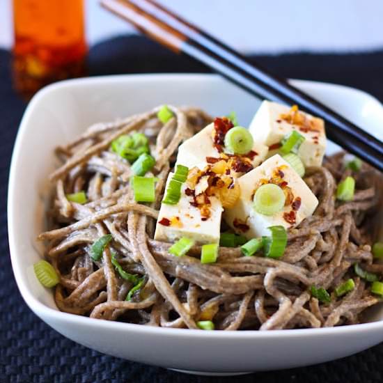 Peanut Noodles with Chili Oil