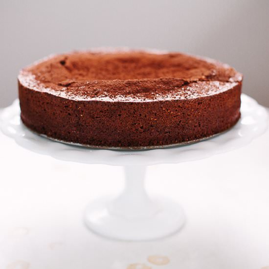 Chocolate Caprese Cake
