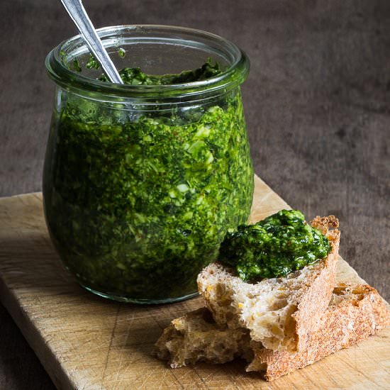 Truffled Spinach Pesto