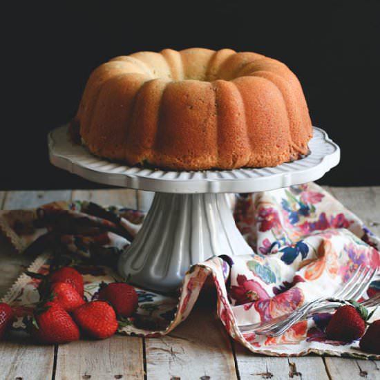 Mixed Berry Mascarpone Bundt Cake