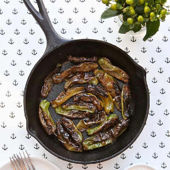 Blistered Shishitos with Buttermilk