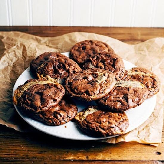 Chocolate Dulce de Leche Cookies