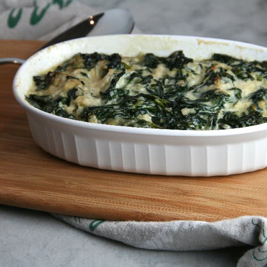 Steakhouse Creamed Spinach