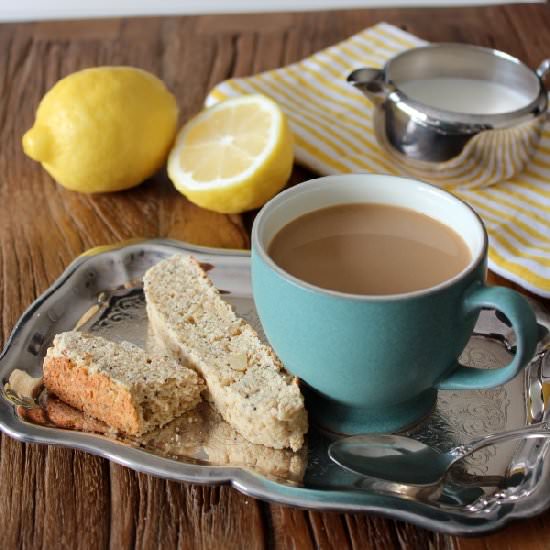 Lemon Poppyseed Biscotti
