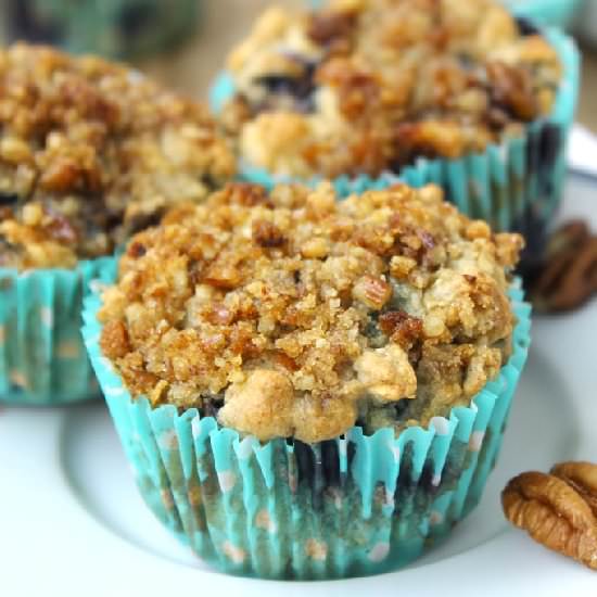 Blueberry Oatmeal Muffins