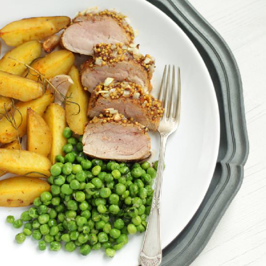 Pork Tenderloin with French Mustard