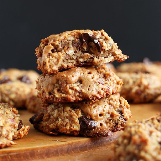 Double PB Chocolate Chip Cookies