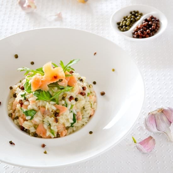 Risotto with Salmon