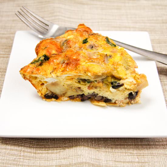 Skinny Crustless Quiche