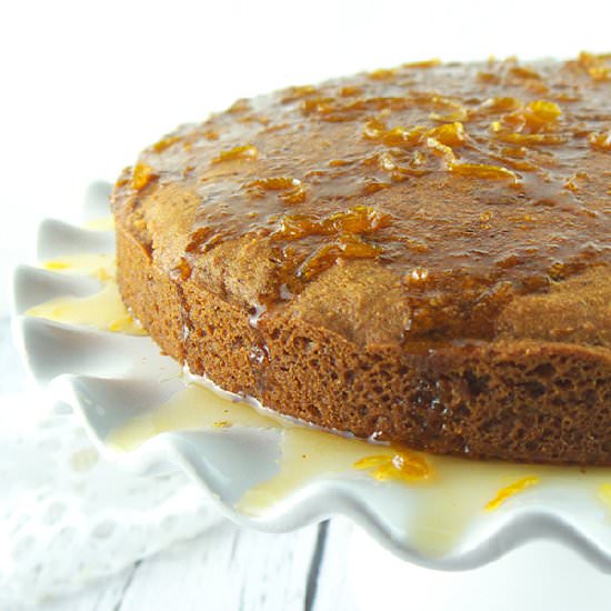 Orange Butter Cake w/ Orange Sauce