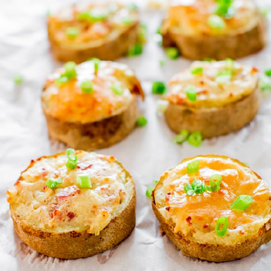 Twice Baked Potato Slices