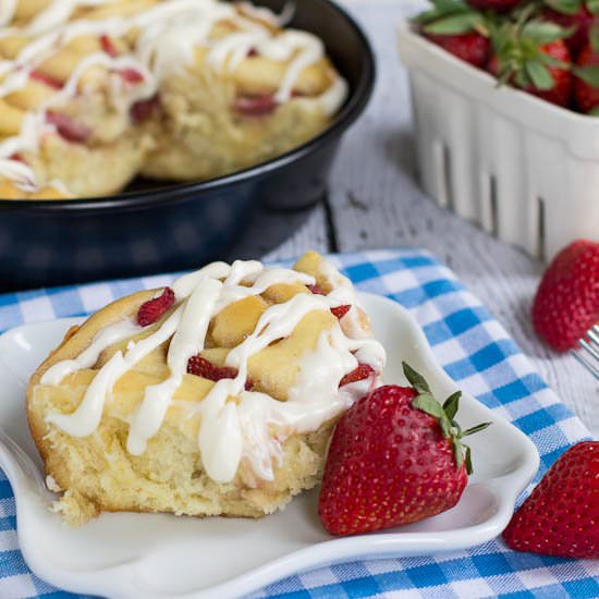 Strawberry Sweet Rolls
