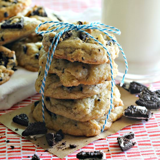 Oreo White Chocolate Chip Cookies