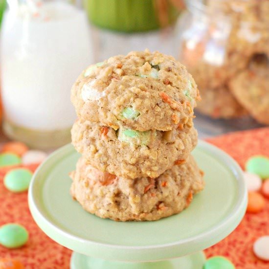 Maple Carrot Oatmeal Cookies