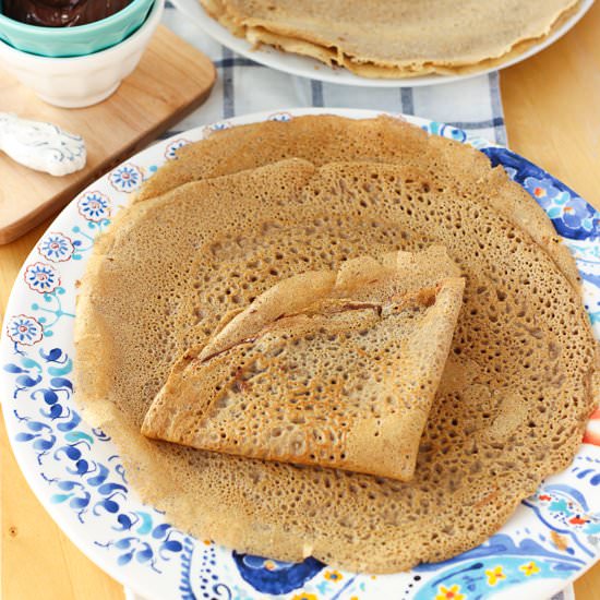 Buckwheat Blender Crepes