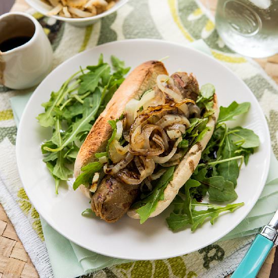 Apple Fennel Seitan Dogs