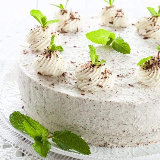 Mint&Yogurt Cake