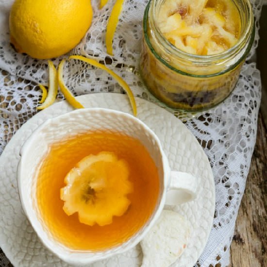 Spiced Tea Lemons
