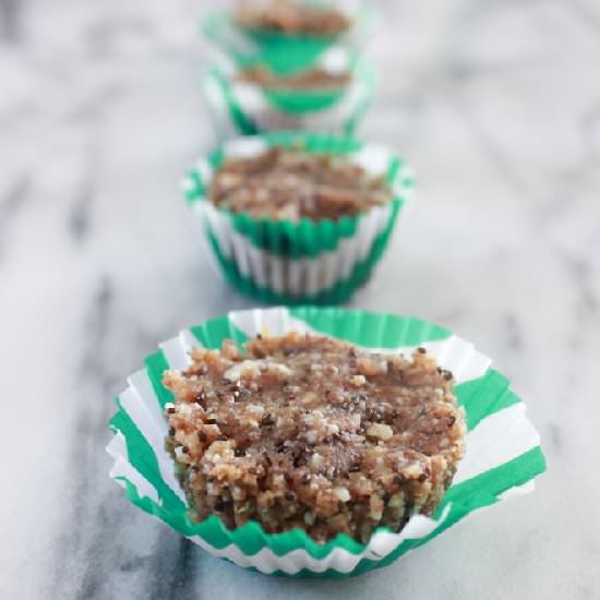 Raw Nutty Seed Cupcakes