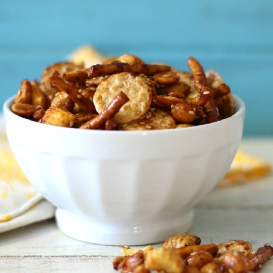 Honey Sesame Snack Mix