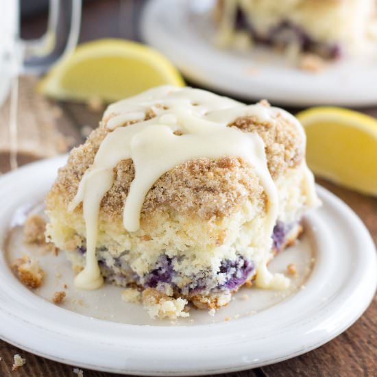Blueberry Cinnamon Roll Cake