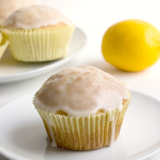 Glazed Lemon Muffins
