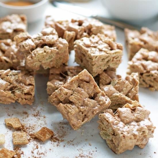 Churro Brown Butter Crispy Treats