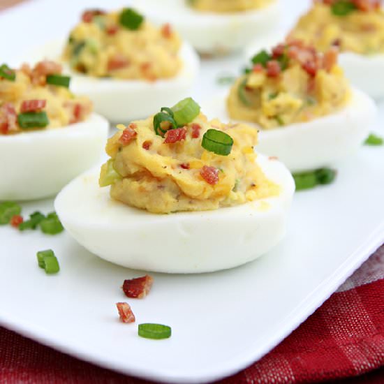 Bacon Deviled Eggs