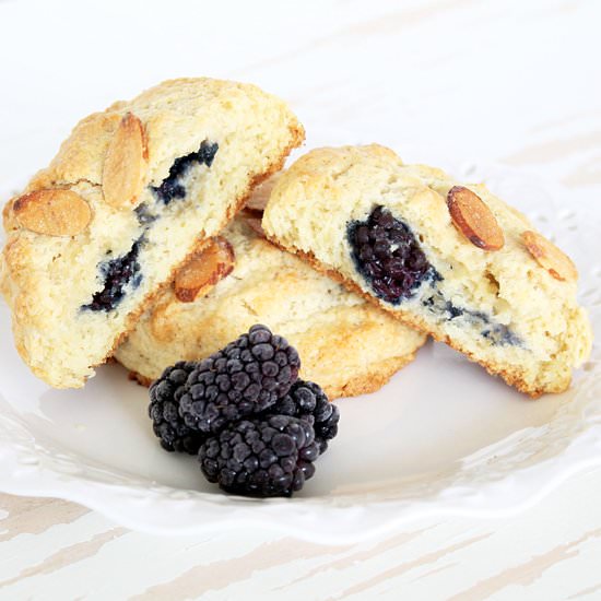 Blackberry Vanilla Scones